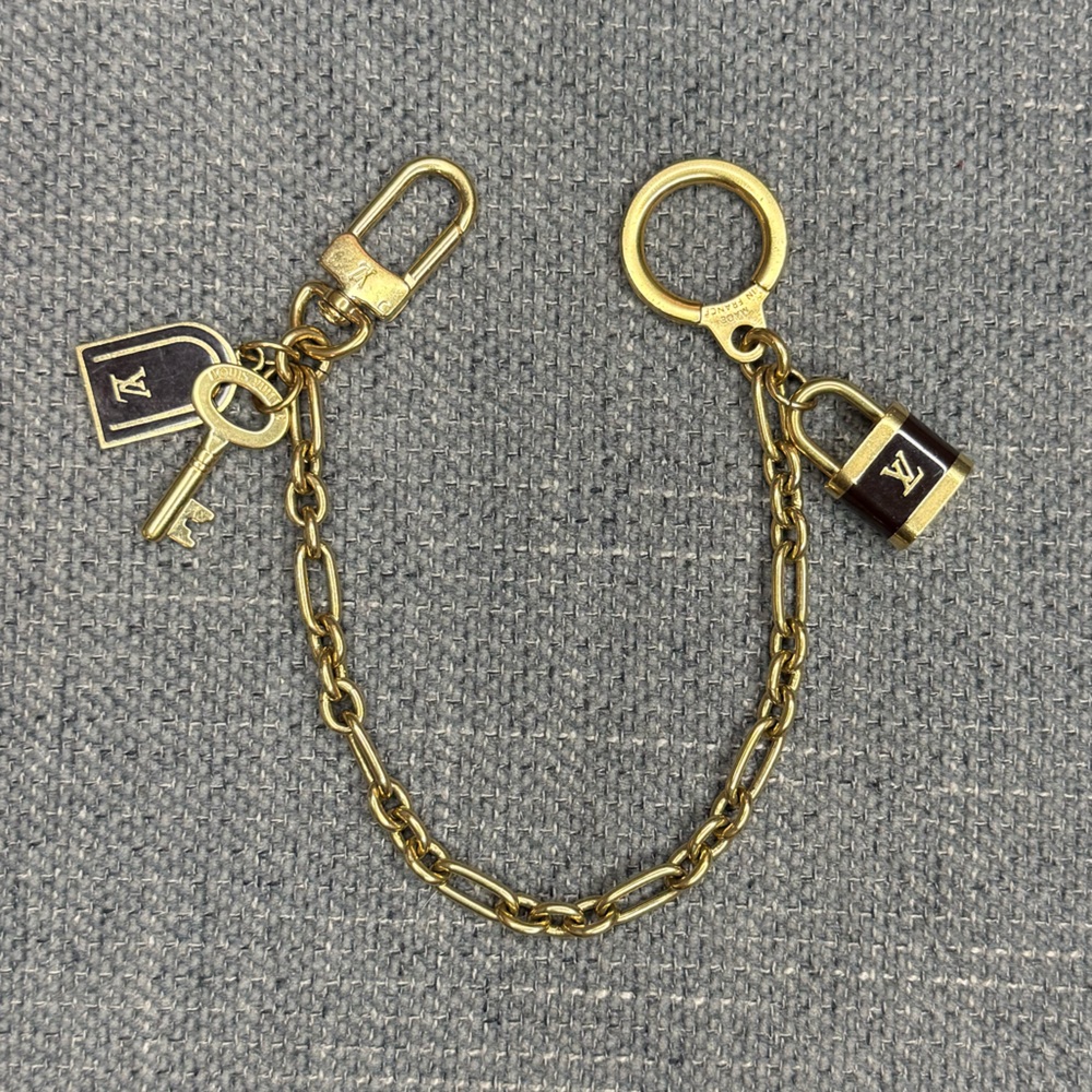 Louis Vuitton bag chain charm